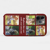 フォトコラージュと文字ケースメイトフォンのカスタマイズ Case-Mate iPhoneケース (裏面(横))