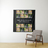 フォトコラージュと文字 タペストリー (インサイチュ)