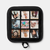 フォトコラージュと9つの写真 鍋敷き (正面)