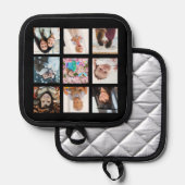 フォトコラージュと9つの写真 鍋敷き (正面/裏面)