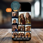 フォトコラージュと9枚の写真オプションの背景 iPhone 15ケース<br><div class="desc">オンラ素晴らしインアカウントから正方形の写真を表示する方法。</div>