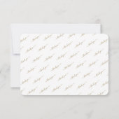 フォトコラージュのカスタムパーソナライズされた、 サンキューカード (裏面)