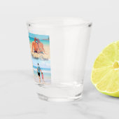 フォトコラージュのショットグラスとカスタム文字名 ショットグラス (右)