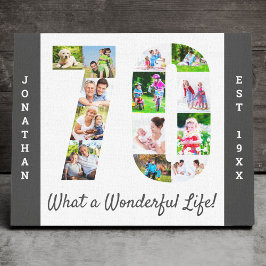 フォトコラージュのセット番号70灰色カスタム白 キャンバスプリント