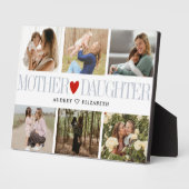 フォトコラージュのテクスチャ母の娘 フォトプラーク (側面)