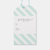 フォトコラージュのテンプレート パーソナライズされた ギフトタグ (裏面)