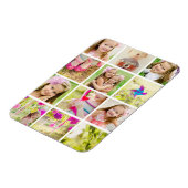 フォトコラージュのテンプレート パーソナライズされた マグネット (左側)