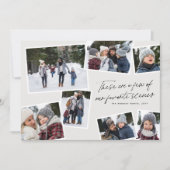 フォトコラージュのハイライトモダンスクラップブック2022 シーズンカード (正面)