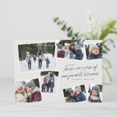 フォトコラージュのハイライトモダンスクラップブック2022 シーズンカード (スタンド正面)