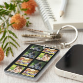 フォトコラージュのパーソナライズiPhoneケース – Mate キーホルダー (正面右)