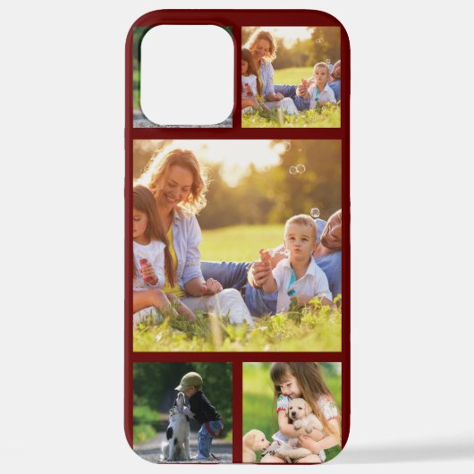 フォトコラージュのパーソナライズiPhoneケース – Mate iPhoneケース (裏面)