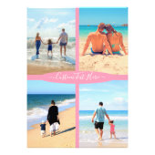 フォトコラージュのフォトプリントとカスタム文字 フォトプリント            (正面)