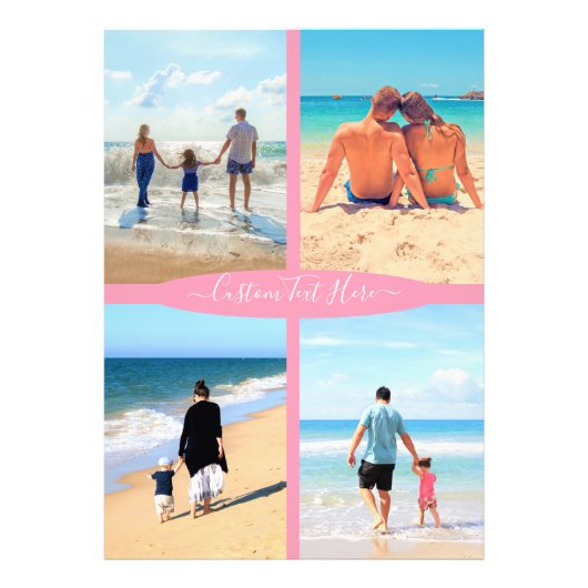 フォトコラージュのフォトプリントとカスタム文字 フォトプリント            (正面)