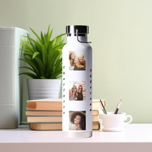 フォトコラージュのフレンド名 ウォーターボトル