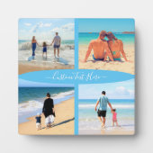 フォトコラージュのプラークとカスタム文字 フォトプラーク (正面)