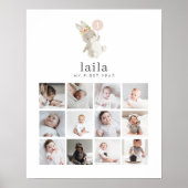 フォトコラージュのポスター – バニーピンクのバルーン ポスター (正面)