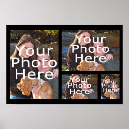 フォトコラージュのポスター、4写真 ポスター
