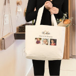 フォトコラージュのモノグラムイニシャル ラージトートバッグ<br><div class="desc">運Photo Collage Canvas Bagsを使用してパーソナライズされたどこでも思い出を楽しめる。これらの多彩スタイリッシュでバッグは、友達、家族ユニーク、ペット、趣味とあなたの瞬間を示すお気に入りのパーソナルなアクセサリーを作成することができる。日常的な使用に最適なキャンバスバッグは、機能性と感傷的な価値を組み合わせている。写真カスタムコラージュ：美しいコラージュで自分の写真の3つを使用してキャンバスバッグをパーソナライズ。子どもやペット、家族の集まりや大切な趣味の写真など、このバッグを使えば運、大切な思い出を楽しむことができる。モノグラユニークム：自分のモノグラムで優雅さのtouchを追加カスタムする。ファーストネーム、2つのイニシャル、フルネームでパーソナライズし、自分のアイデンティティーを反映スタイリッシュしたアクセサリーユニークを作成。汎用性：本運、食料品、ジムギア、ビーチ必需品に最適なキャンバスバッグは、日常の活動に個人touchを追加しながら、すべてのニーズを満たすのに十分な汎用性を備えている。</div>