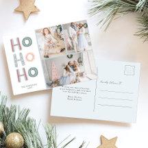 フォトコラージュの休日はがき