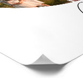 フォトコラージュの創立結婚記念日 ポスター (角)