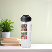 フォトコラージュの家族の名前 ウォーターボトル