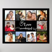フォトコラージュの愛は素晴らしいことである10写真 ポスター (正面)
