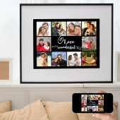 フォトコラージュの愛は素晴らしいことである10写真 ポスター