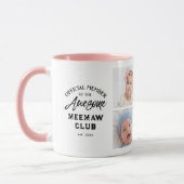 フォトコラージュの素敵なMEEMAWマグカップ マグカップ (左)