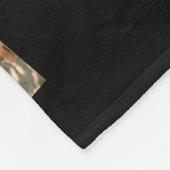 フォトコラージュの良い時の思い出素晴らし黒 フリースブランケット (角)