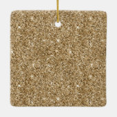 フォトコラージュの花と鳥の個人用設定 セラミックオーナメント (裏面)