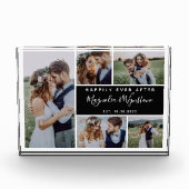 フォトコラージュの記念結婚品を楽しく フォトブロック (正面)
