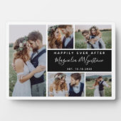 フォトコラージュの記念結婚品を楽しく フォトプラーク (正面)