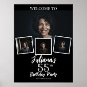 フォトコラージュの誕生日へようこそ ポスター (正面)