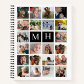 フォトコラージュの追加 ノートブック (正面)