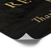 フォトコラージュの退職パーティーウェルカムサイン ポスター (角)