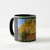 フォトコラージュのAUTUMN ОСЕНЬ コンボマグ LS マグカップ (正面左)