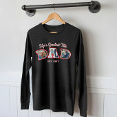 フォトコラージュはっきりしたパパレター父の日の贈り物 トライブレンドＴシャツ