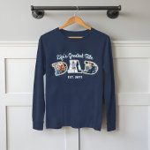 フォトコラージュはっきりしたパパレター父の日の贈り物 トライブレンドTシャツ