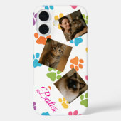 フォトコラージュを使用したカスタマイズ可能な電話ケース Case-Mate iPhoneケース (裏面)