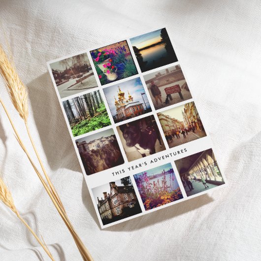 フォトコラージュインスタグラムハッピーホリデーカード シーズンカード