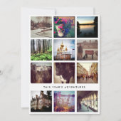 フォトコラージュインスタグラムハッピーホリデーカード シーズンカード (正面)