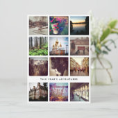 フォトコラージュインスタグラムハッピーホリデーカード シーズンカード (スタンド正面)