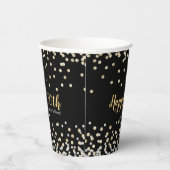 フォトコラージュエレガントシルバー金ゴールド50周年記念 紙コップ (右)