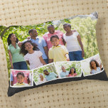 フォトコラージュカスタムと名年とイベント アクセントクッション<br><div class="desc">懇親会、休暇、またはその他の大事な行事のお気に入りの家族の写真と一緒に明るいアクセント枕をパーソナライズ。このテンプレートは、最大5枚の写真とあなたの家族の名前、イベントと年（適用可能）を追加する準備ができてもしいる。メイン写真は背景として使用され、残りの4枚は下に沿ってジグザグ状の写真片でレイアウトされる。デザインは、白いレタリングと炭の灰色の背景を持って、きちんとした手書き澄んのスタイル、スクリプトタイポグラフィ。私たちの店を参照して代替の写真の贈り物や類似の項目を参照しなさい。</div>