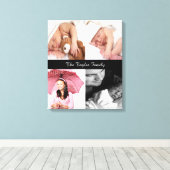 フォトコラージュカスタムのカスタマイズ可能 キャンバスプリント (インサイチュ (ウッドフロア))