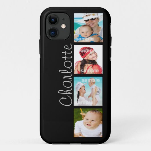 フォトコラージュカスタムのカスタマイズ可能 Case-Mate iPhoneケース (裏面)