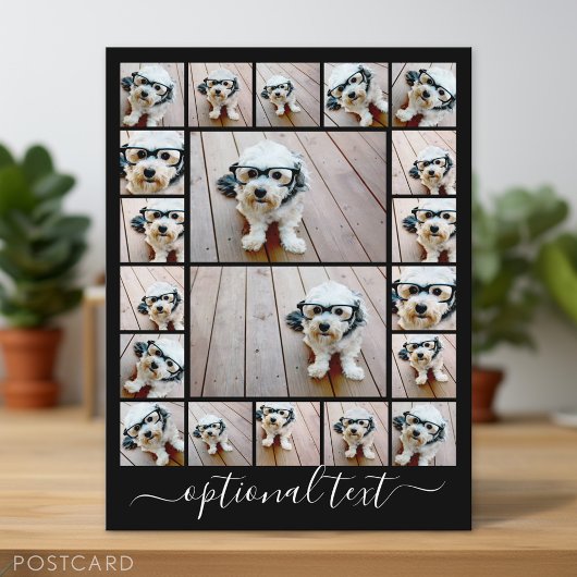 フォトコラージュカスタムの作成 – 20枚の写真 ポストカード