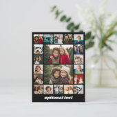 フォトコラージュカスタムの作成 – 20枚の写真 ポストカード (スタンド正面)