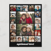 フォトコラージュカスタムの作成 – 20枚の写真 ポストカード (正面)