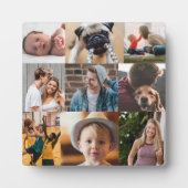 フォトコラージュカスタムの家族の写真 フォトプラーク (正面)
